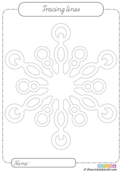 Engaging counting activity for kids during Christmas break Snowflake Dot-to-Dot worksheet designed for kindergarten phonics practice