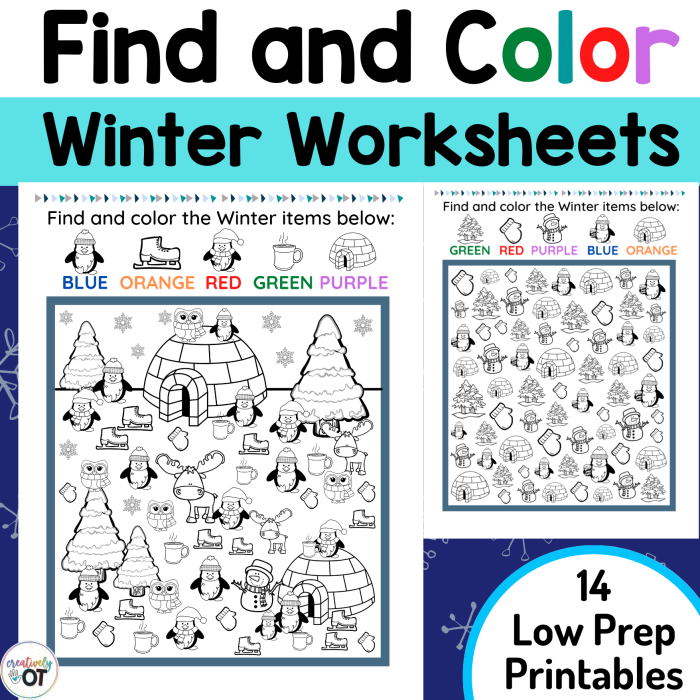 A cheerful boy constructs a snowman in a snowy landscape for the Color the Snowman worksheet. Winter fun and creativity await in this engaging kindergarten activity.