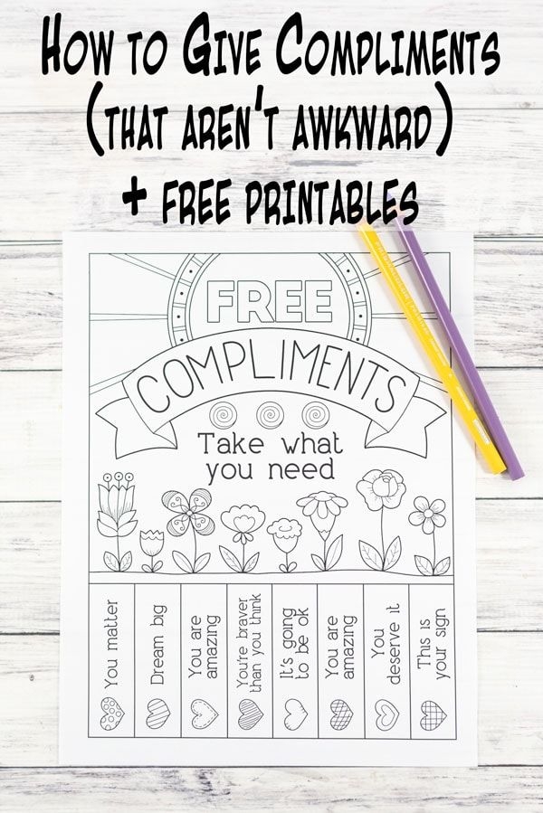 Kindergarten student writing a compliment note with colorful drawings and kind words for a friend, teacher, and family member