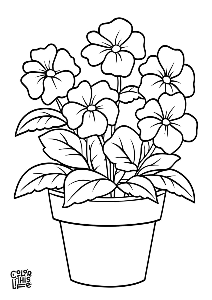 Spring Roses Coloring Page for Kindergarten Mixed Operations Worksheet Coloring page worksheet for kindergarten featuring spring roses and ladybugs