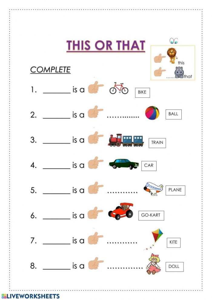 This or That Addition Worksheet for Kindergarten Number 9 Kindergarten addition worksheet featuring a This or That activity with writing practice