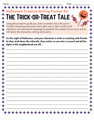Colorful Trick-or-Treat Game worksheet featuring a maze with candy pieces to collect