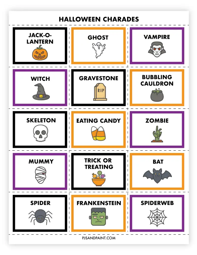 Colorful Trick-or-Treat Game worksheet featuring a maze for picking up candy