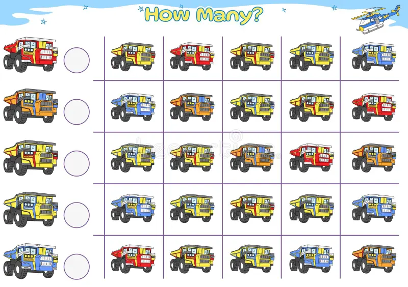 Coloring worksheet for young artists to complete a truck drawing