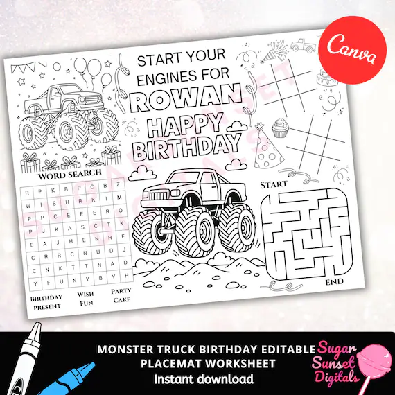 A partially drawn truck worksheet for kindergarten students to complete with their own artistic touch