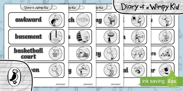 Vocabulary cards designed for the Constructing Words worksheet in a kindergarten setting