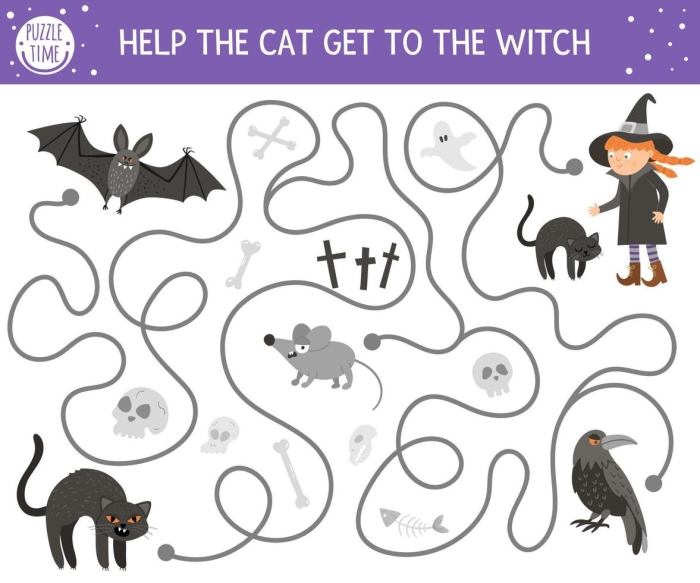 Kindergarten history worksheet featuring a cut and paste Halloween witch craft activity
