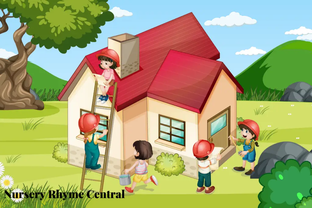 Reading comprehension activities for kindergarten students Worksheet for "The House that Jack Built" nursery rhyme