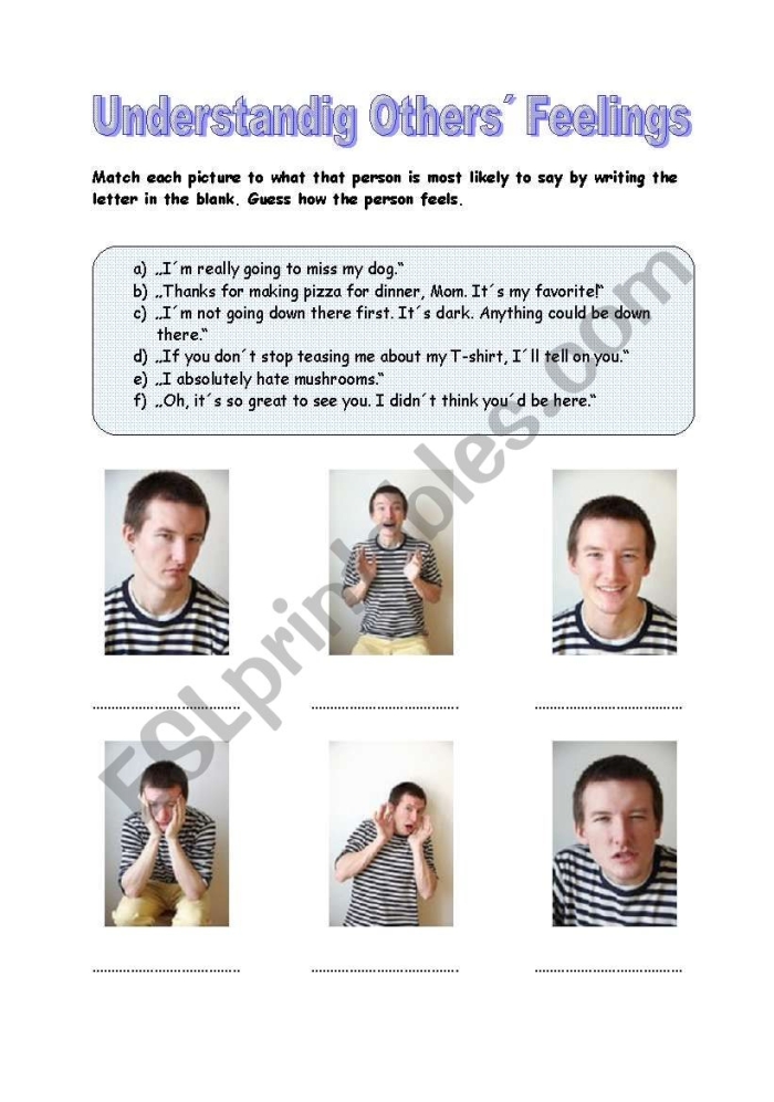 Understanding Others Worksheet for Social Emotional Learning in Early Education Worksheet for kindergarteners focused on understanding others' perspectives and emotions