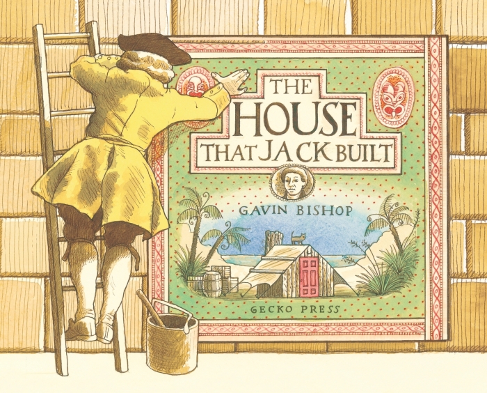 Illustration for kindergarten reading comprehension activity about a classic rhyme Worksheet for the nursery rhyme "The House that Jack Built" with comprehension question