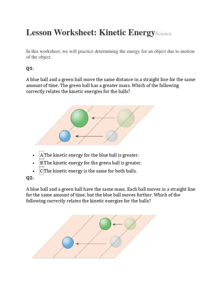 Kinetic Energy and Temperature Change Data and Graphing Worksheet 5 Sixth grade worksheet featuring a science experiment chart about kinetic energy and temperature fluctuations