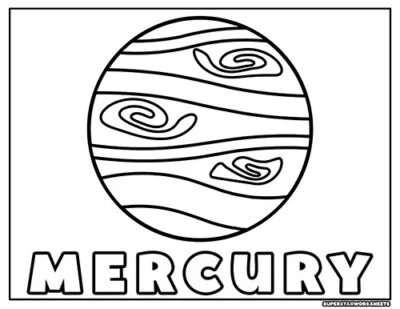 Phonics worksheet for Third Grade Worksheet for third graders about the planet Mercury, highlighting its characteristics. Educational resource titled "Know Your Planets: Mercury worksheet" for phonics learning.