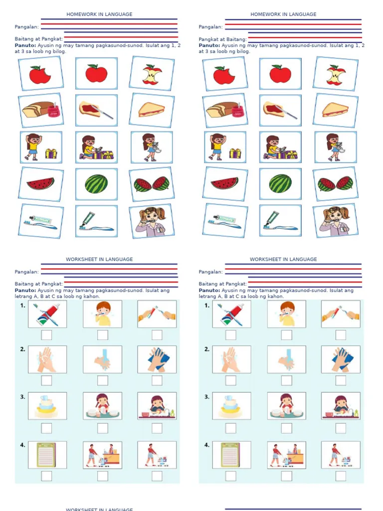 Sixth grade worksheet featuring exercises on matching language tone to specific social contexts