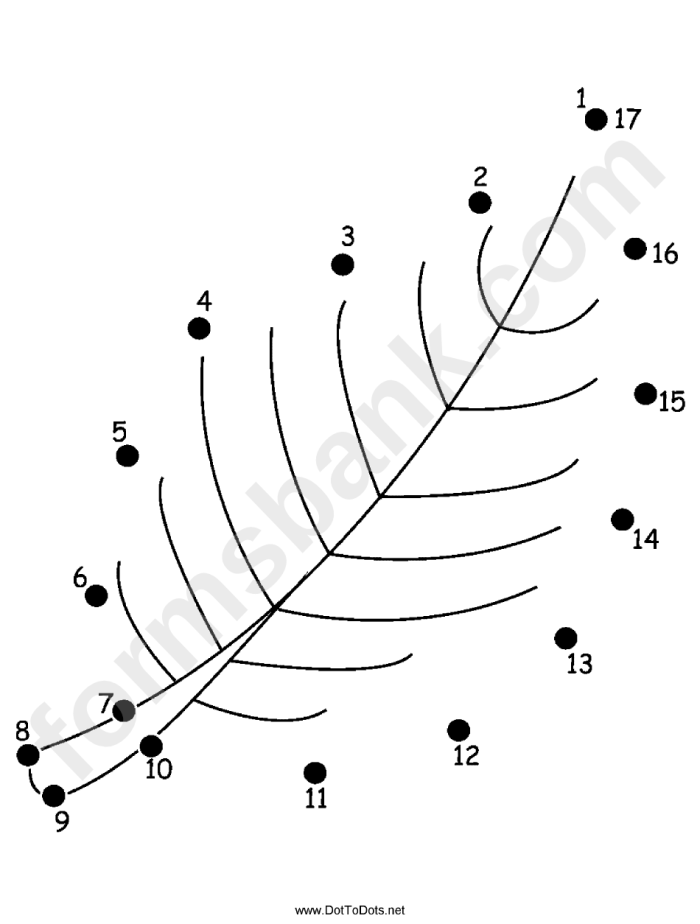 Leaf Dot to Dot worksheet for second graders featuring a budding branch to connect by counting by twos