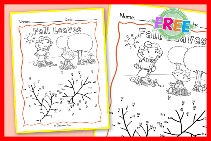 Second grade students practice counting by twos with this leaf dot to dot worksheet number 23