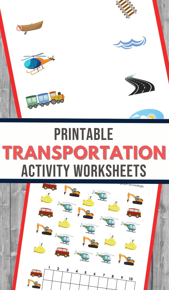 Learn About Transportation worksheet for Pre-K students Worksheet for kindergarteners to match people with their modes of transportation