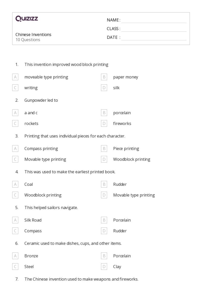 A Pre-K student reviews illustrated basic Chinese phrases on a two-page printable activity sheet 22