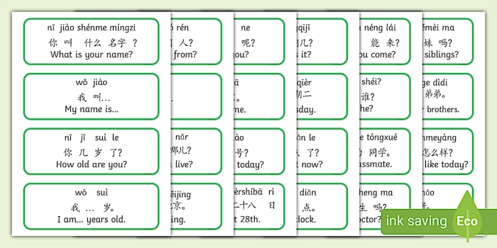Pre-K worksheet page 24 featuring basic Chinese phrases for early learners