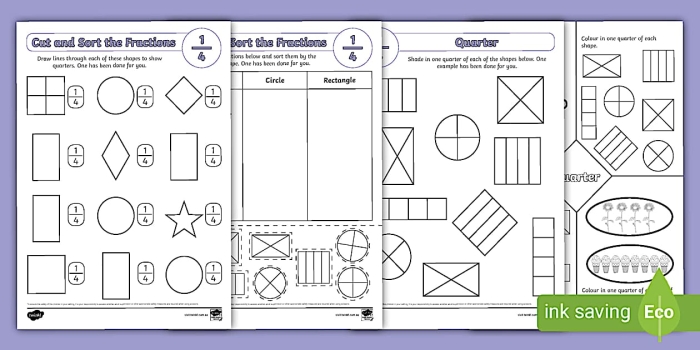 Kindergarten worksheet for learning the quarter in Spanish with tracing and counting activities