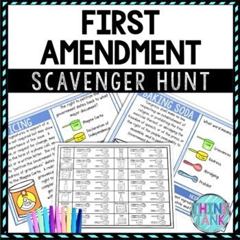 Worksheet for second graders to learn about the First Amendment through fun activities Children engaging with a First Amendment worksheet featuring a word scramble and comprehension questions