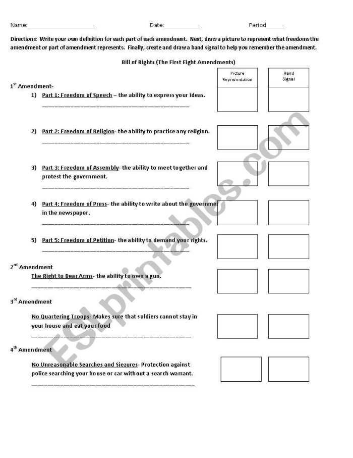 Time and Money worksheet for Second Grade Children engaging with the Learn the First Amendment worksheet, solving puzzles and answering questions. Worksheet activity for second graders focusing on reading comprehension and word scramble related to the First Amendment.