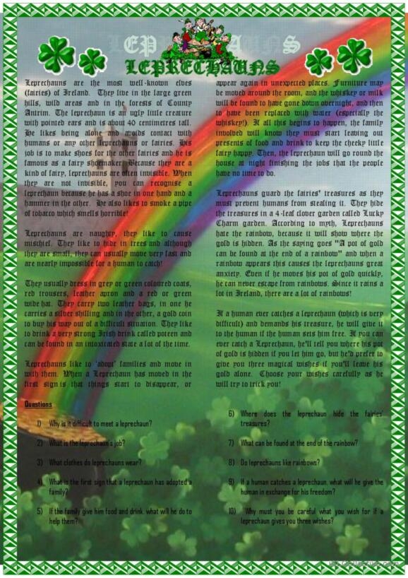 Fun leprechaun-themed crossword activity for learning and enjoyment Leprechaun crossword puzzle worksheet for first graders to enhance vocabulary