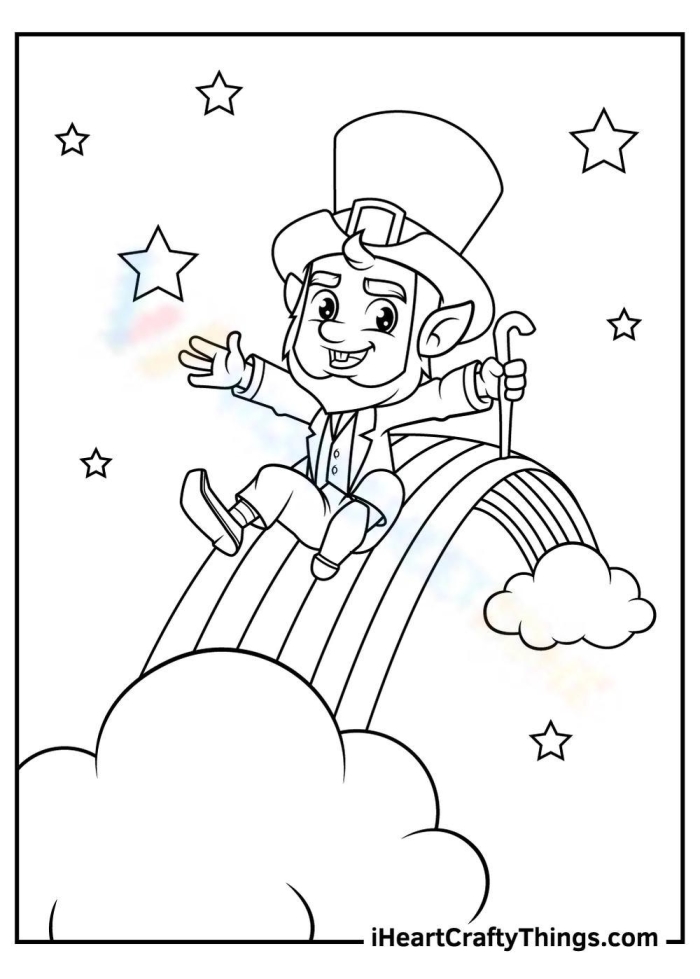 Engaging leprechaun crossword puzzle for learning fun words in first grade Leprechaun-themed crossword worksheet for first graders to enhance vocabulary skills