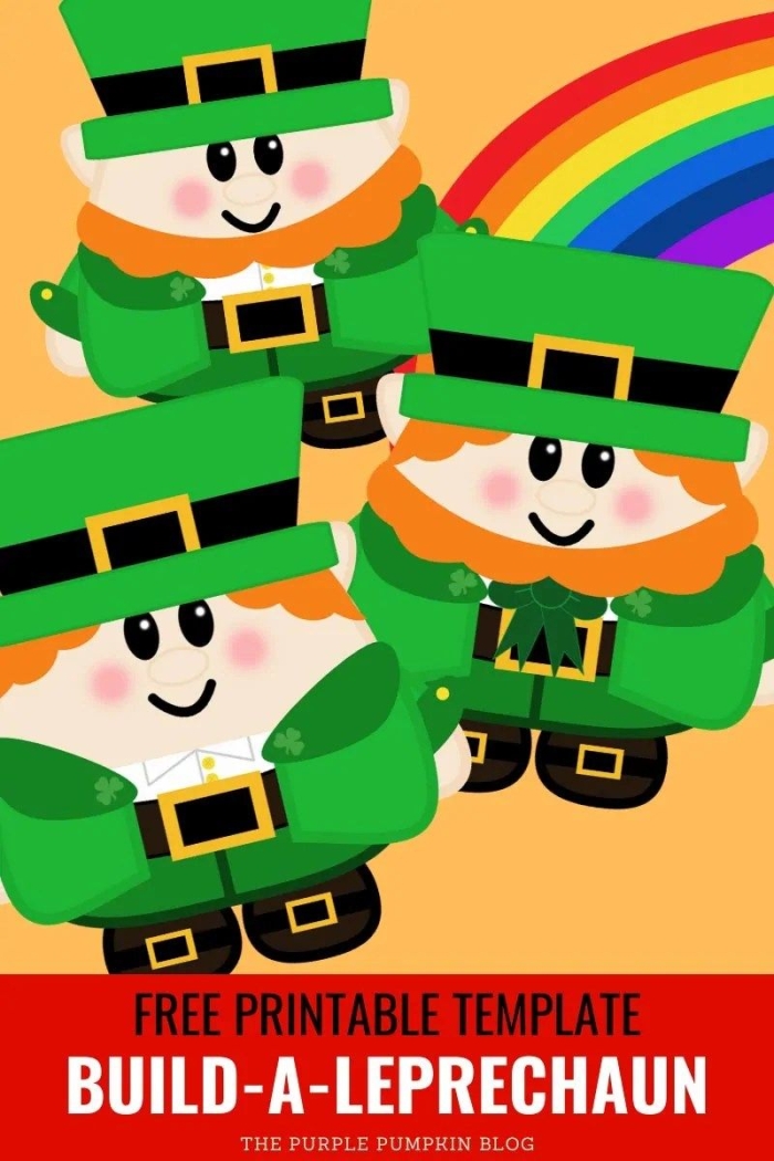 Engaging St. Patty's Day paper doll activity for young learners in grammar and mechanics Colorful Leprechaun Paper Doll worksheet for kindergarten students celebrating St. Patrick's Day