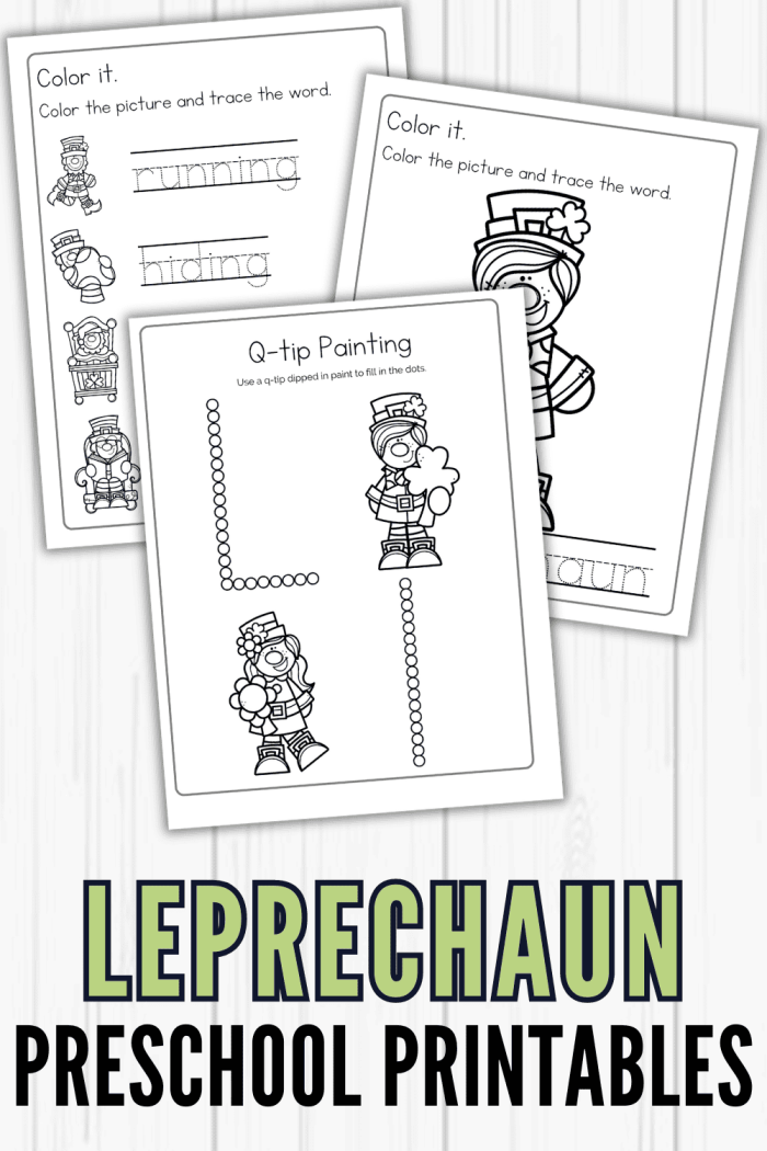 Engaging St. Patty's Day paper doll activity for young learners Leprechaun Paper Doll worksheet for kindergarten students celebrating St. Patrick's Day
