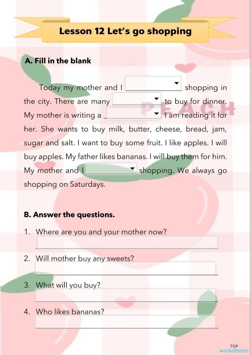 Explore percentage skills with the Let's Go Shopping! worksheet for engineering and science inquiry Worksheet for sixth graders to practice calculating discount prices on merchandise