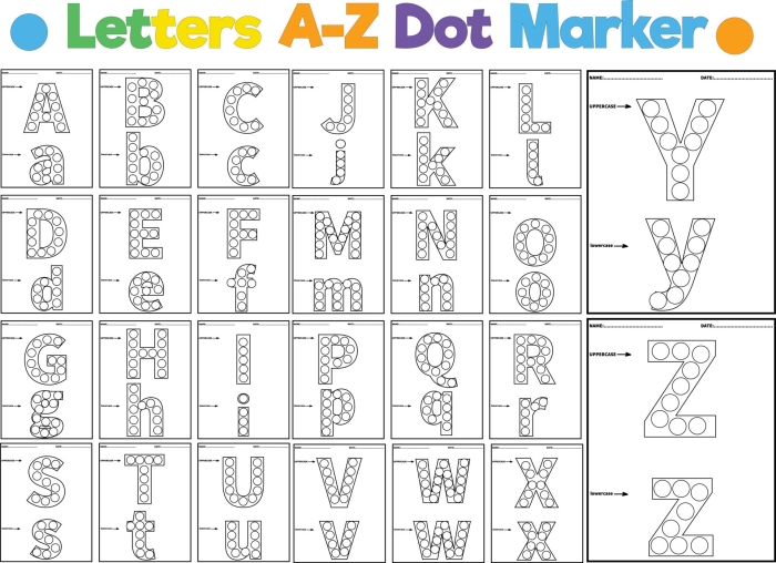 Letter A Word Families Activity Sheet for Pre-K Students Preschool worksheet showing letter A activities with pictures and words starting with the letter A for young learners