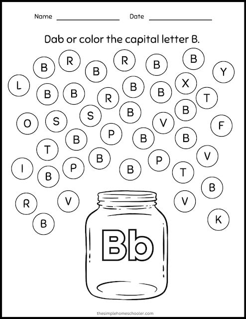 Letter B Worksheet Activity for Pre-K Students 9 Preschool worksheet featuring Letter B identification activities and coloring tasks