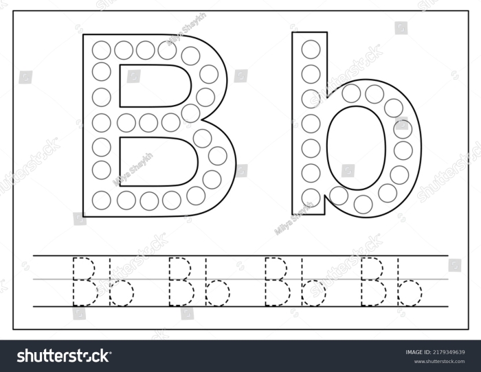 Kids practicing tracing the letter B on a fun worksheet designed for prekindergarten. Letter B Tracing Practice worksheet for fine motor skill development in young learners.