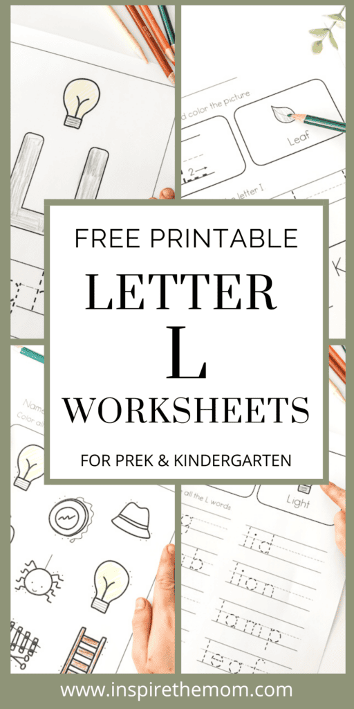 Reading worksheet for Pre-K Worksheet activity for young learners focusing on words that begin with the letter L. Engaging Letter Book: L worksheet for preschool and early grade students.