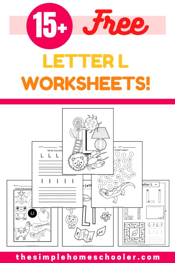Reading worksheet for Pre-K Worksheet featuring the letter L with words for preschoolers to identify and circle. Hands-on reading activity for young learners focusing on the letter L.