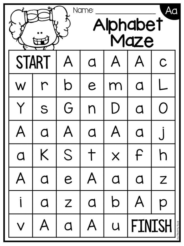 French worksheet for Kindergarten Kindergarten students navigate a letter B maze to help a balloon reach the fence. Letter Maze: B worksheet for preschoolers to enhance reading skills.