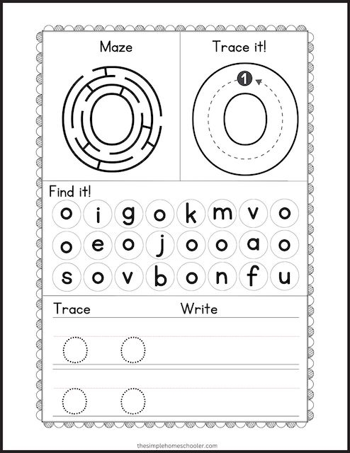 Geometry worksheet for Pre-K Worksheet for identifying words that begin with the letter O, designed for young learners. Engaging Letter O activity for preschool and early elementary students.