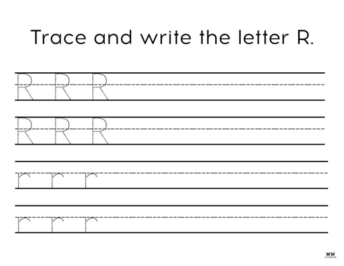 Preschoolers practice identifying words starting with the letter R on this educational worksheet