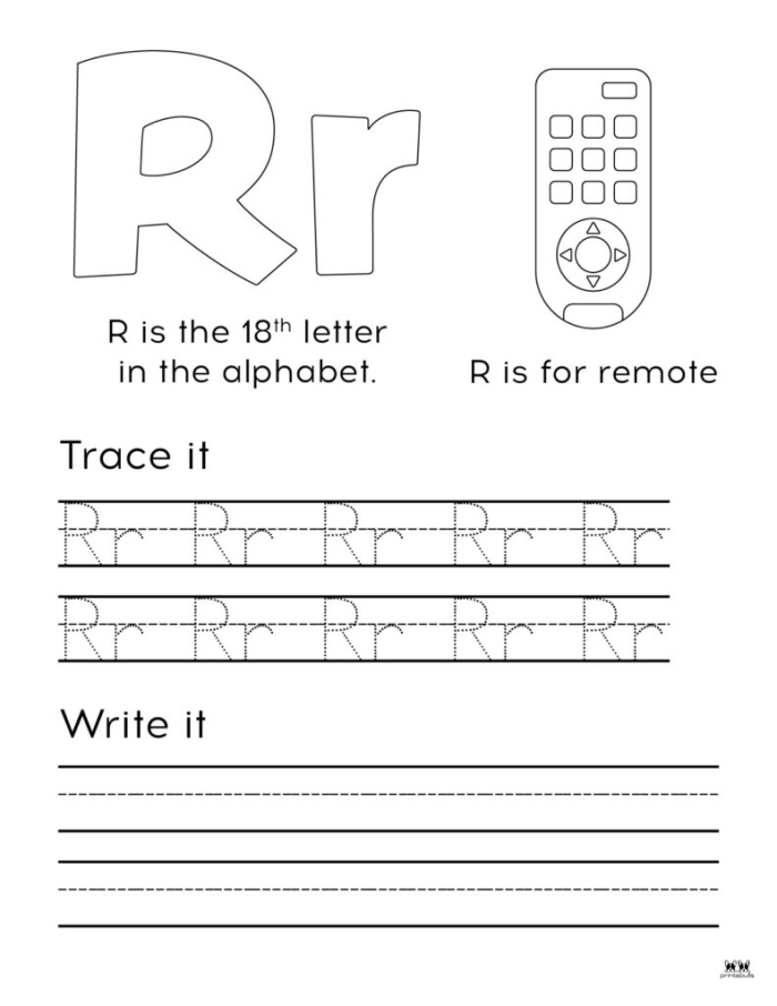 Worksheet activity for preschoolers to find words starting with the letter R in a fun and engaging way. Letter Book: R worksheet for teaching young children about decimals.
