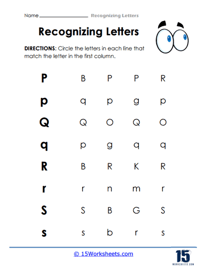 Pre-K student working on an Identifying Letters Assessment worksheet with Earth and space science themes