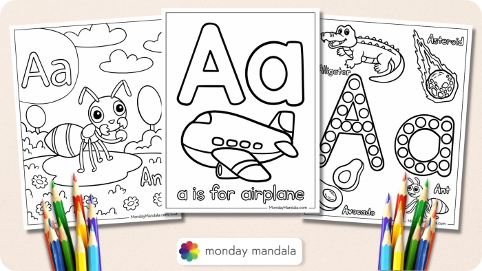 Preschool child practicing letter S writing and recognition activities on a colorful worksheet