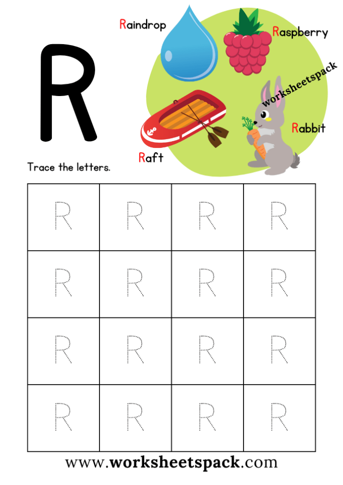 Preschoolers completing a worksheet to identify and circle words starting with the letter W