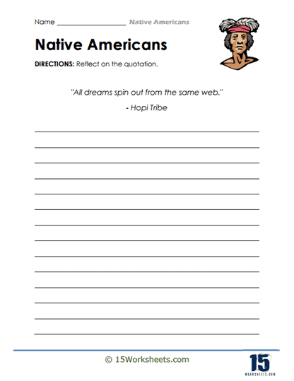 Educational worksheet on Lewis and Clark's interactions with Native Americans for fifth graders Illustration of Native American tribes encountered by Lewis and Clark during their expedition
