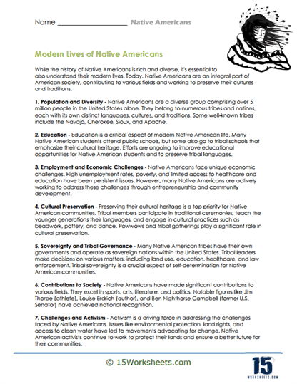 Image title showcasing the Native American tribes from Lewis and Clark's expedition ALT text for a worksheet about Native American tribes encountered by Lewis and Clark