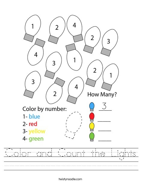 Third grade physical science worksheet explaining how light reflects to create colors