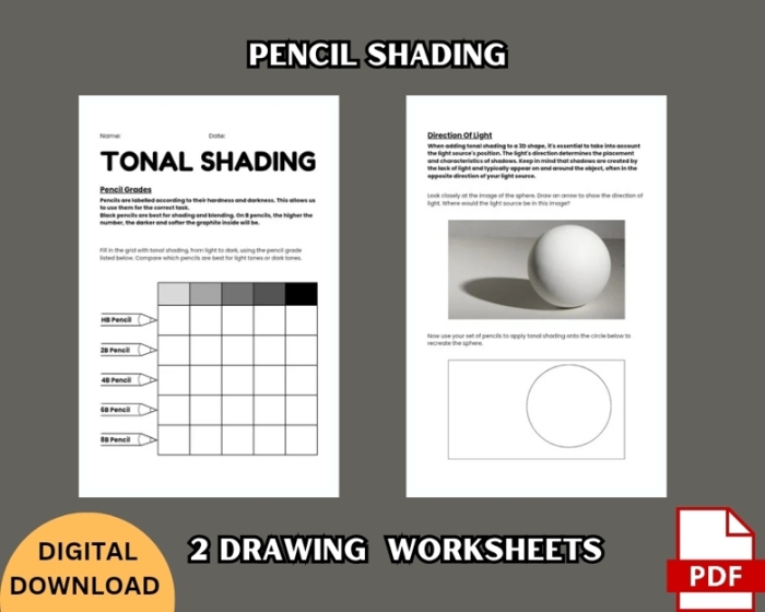 Worksheet illustrating the direction of light for third graders