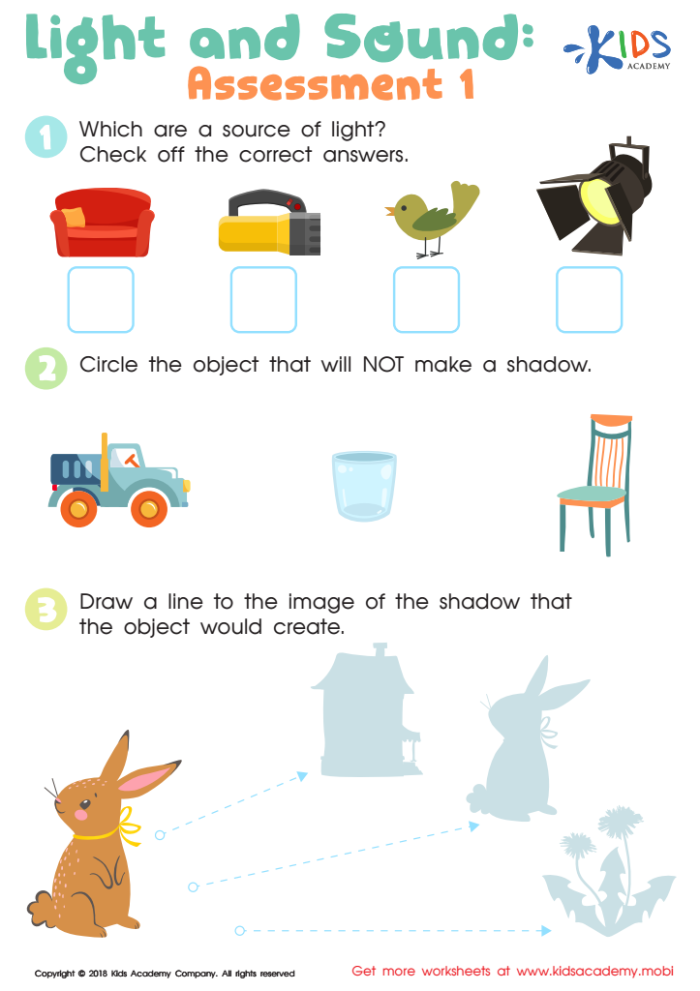 Worksheet illustrating techniques for drawing light and shadows in art