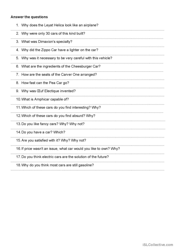 Worksheet on unusual lightning phenomena for sixth-grade students