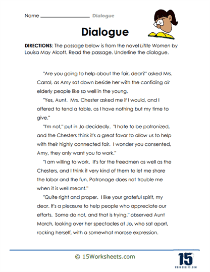 Novel Study The Lightning Thief Character Dialogue Analysis Worksheet 17 Sixth grade students completing a worksheet on character dialogue from The Lightning Thief