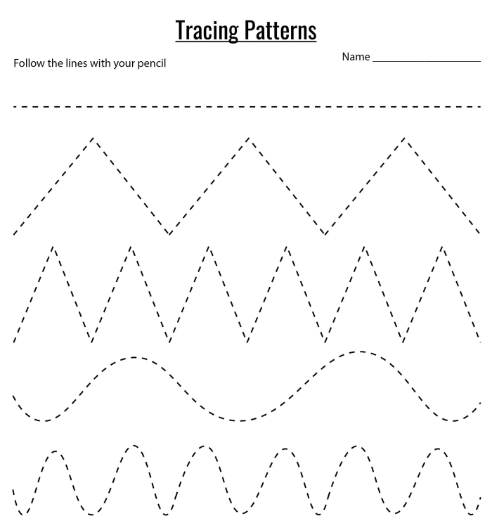 Fun with Horizontals: Line Tracing Activity for Pre-K Kids Line tracing worksheet for preschoolers featuring horizontal lines to match objects and enhance fine motor skills